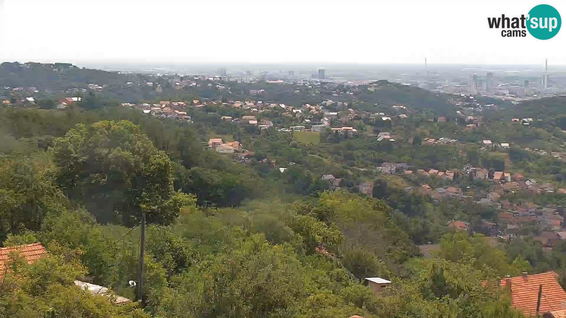 Panoramic view of Zagreb