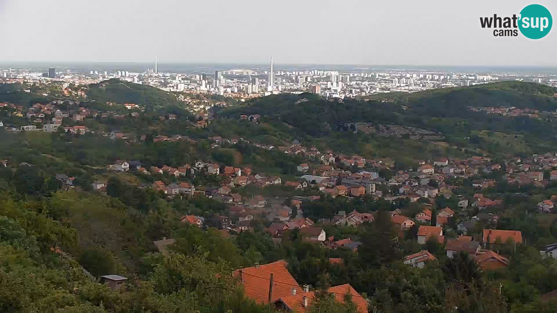 Panoramic view of Zagreb