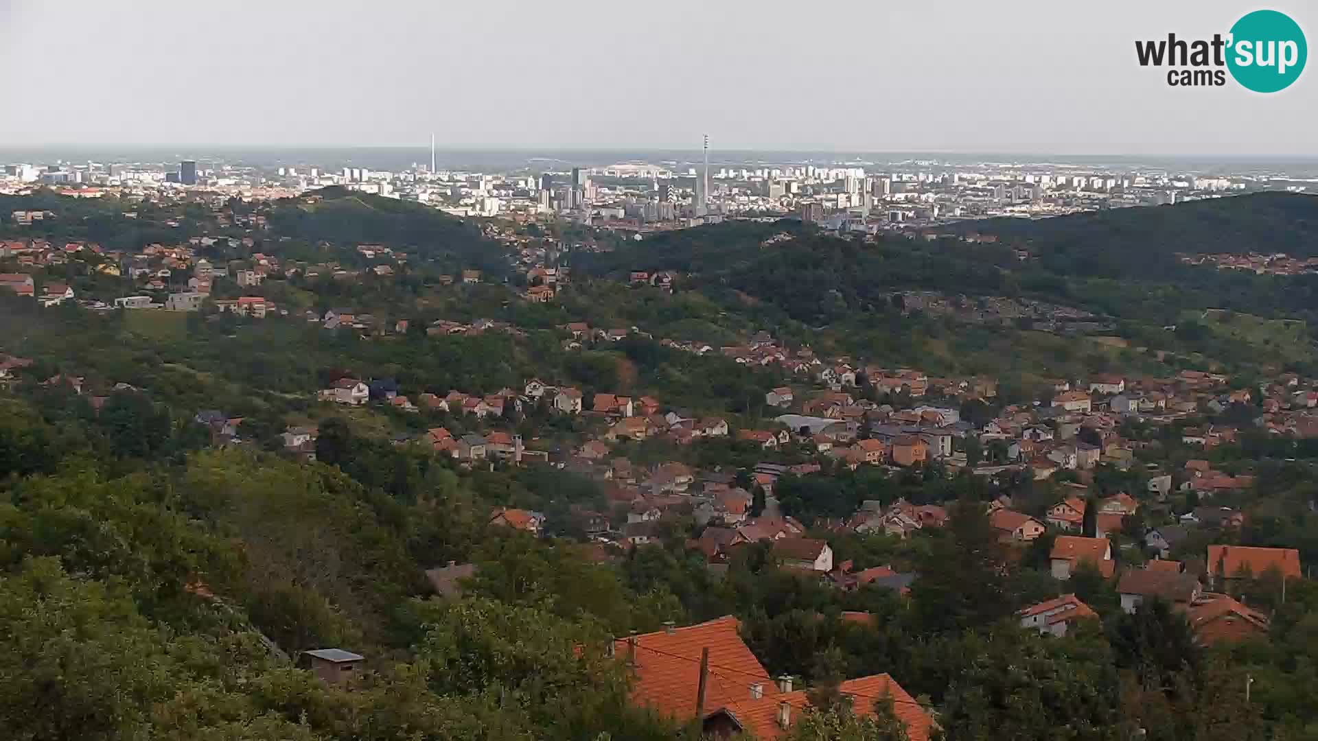 Panoramski pogled na Zagreb