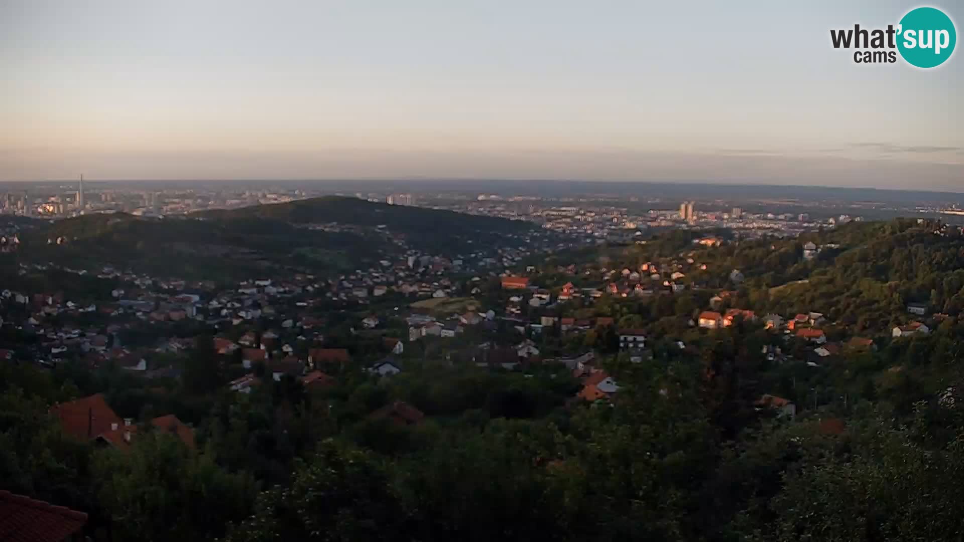Vista panorámica de Zagreb