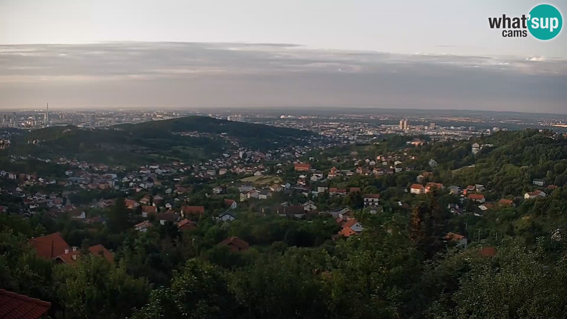 Panoramic view of Zagreb