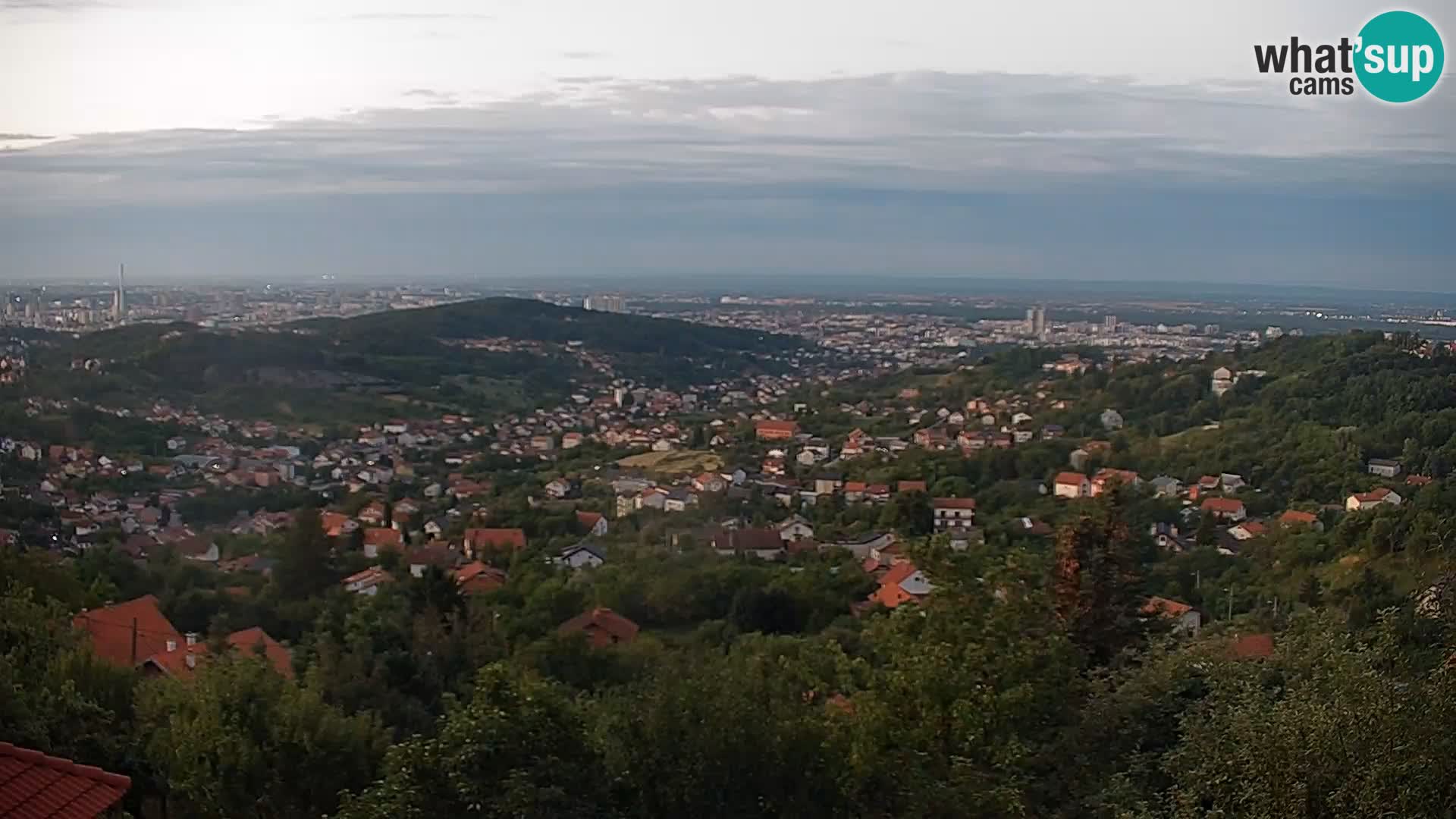 Panoramski pogled na Zagreb