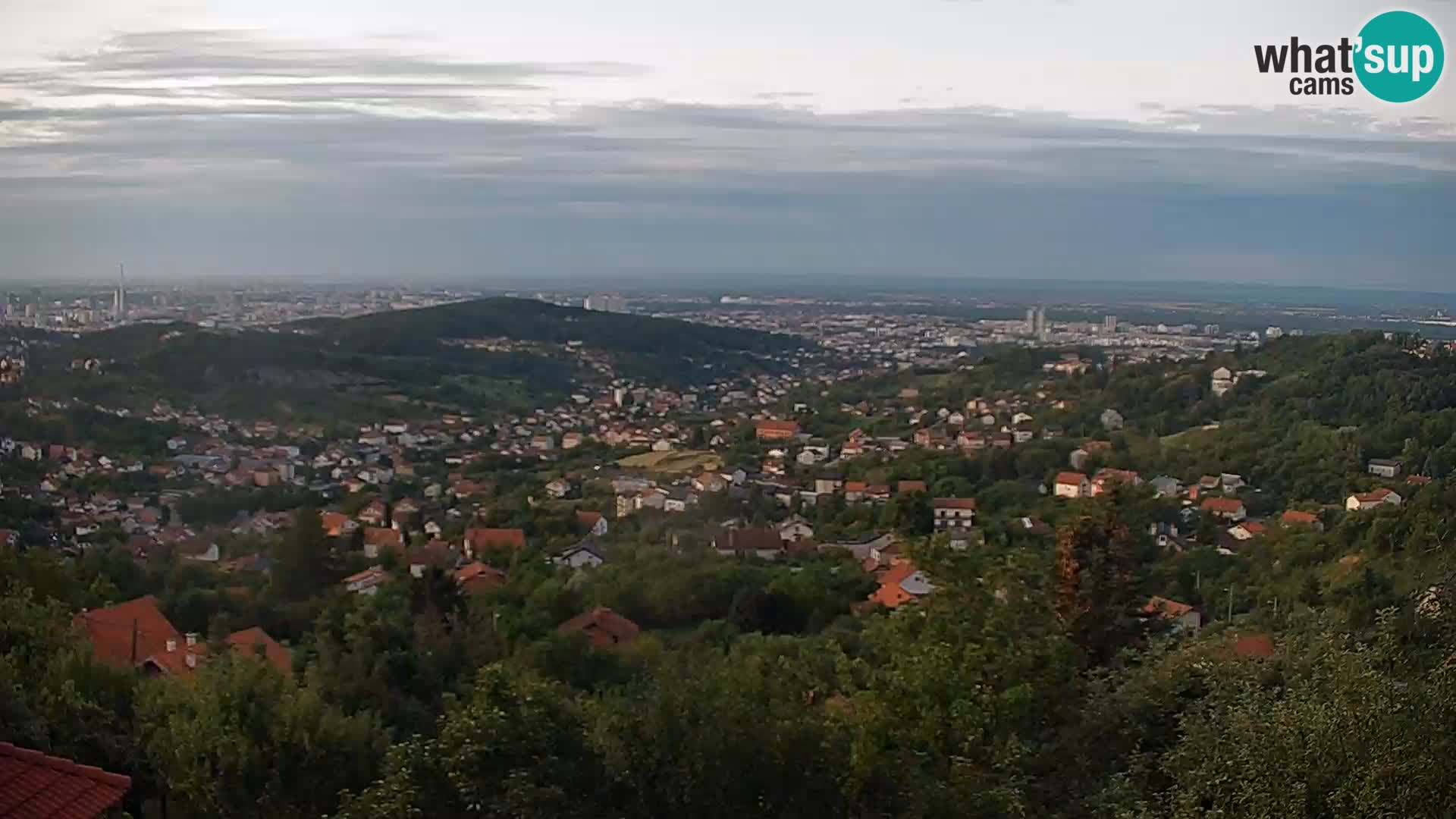 Vista panorámica de Zagreb