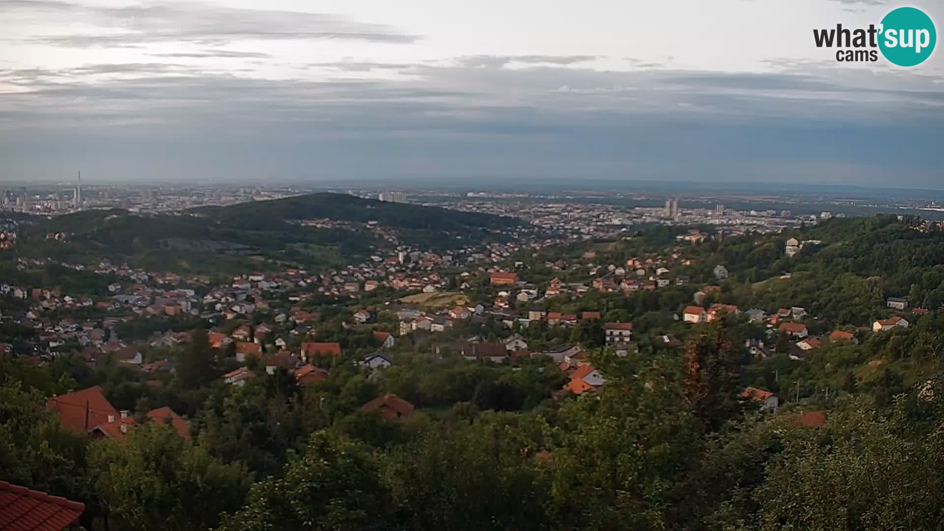 Panoramski pogled na Zagreb