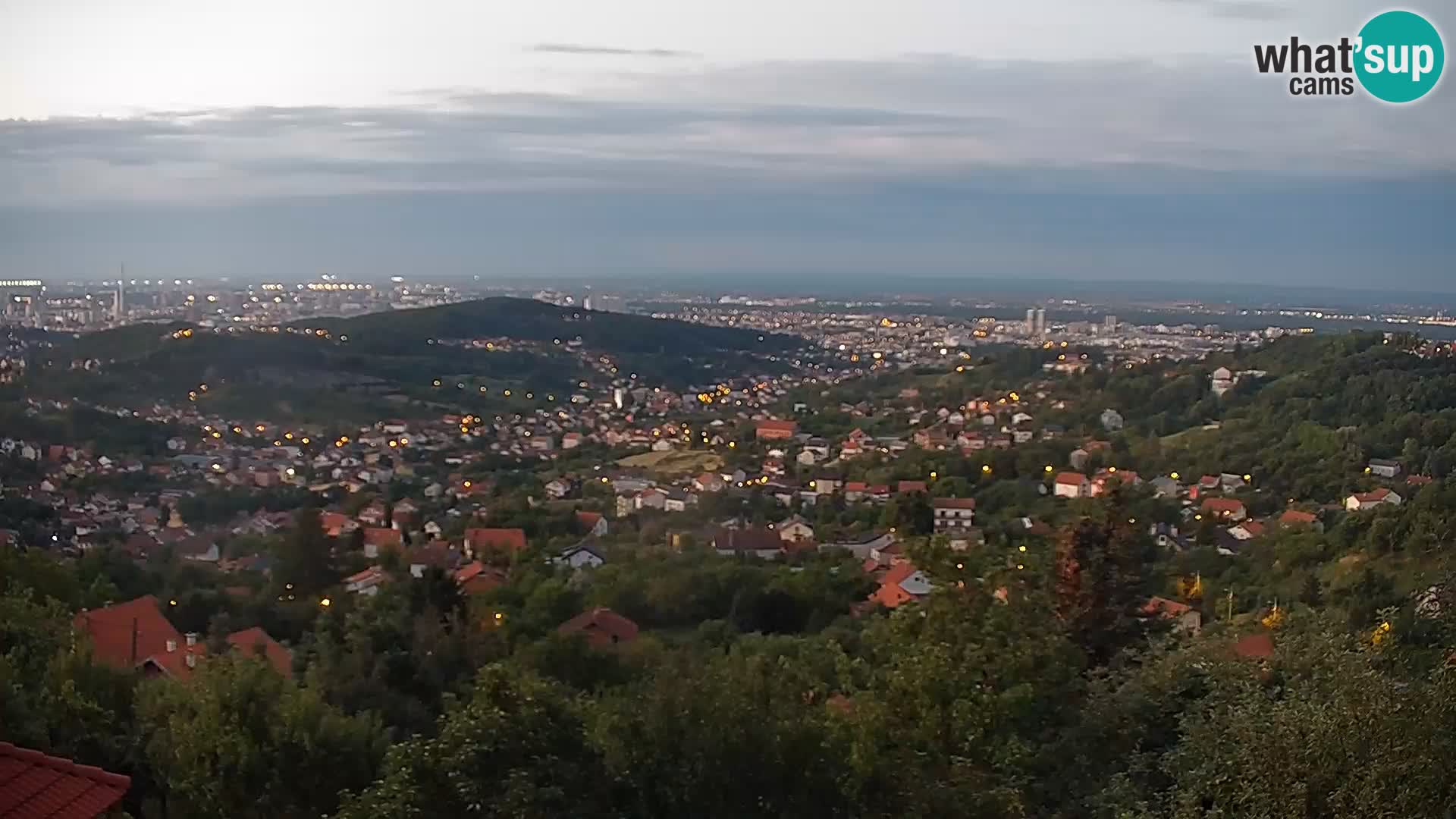 Panoramablick von Zagreb