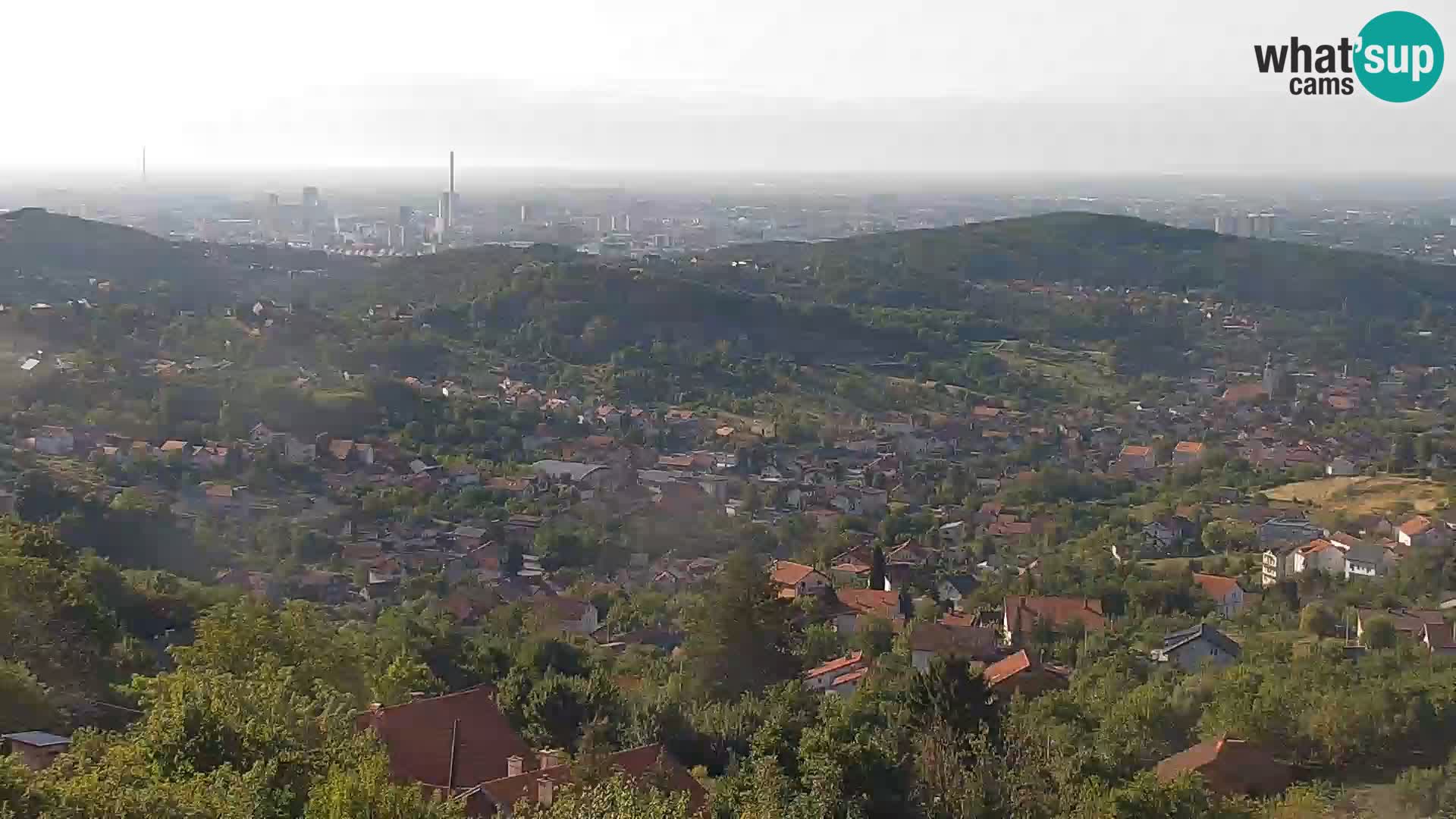 Panoramski pogled na Zagreb