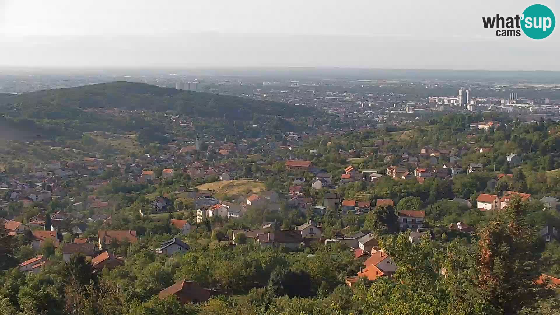Panoramablick von Zagreb