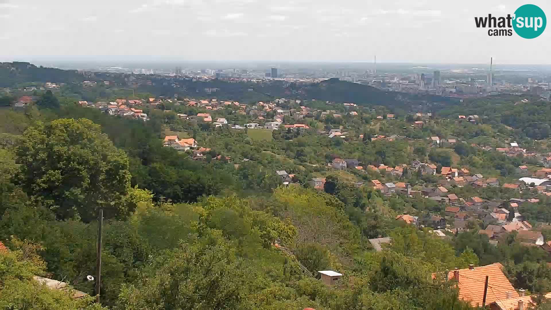 Vue panoramique de Zagreb