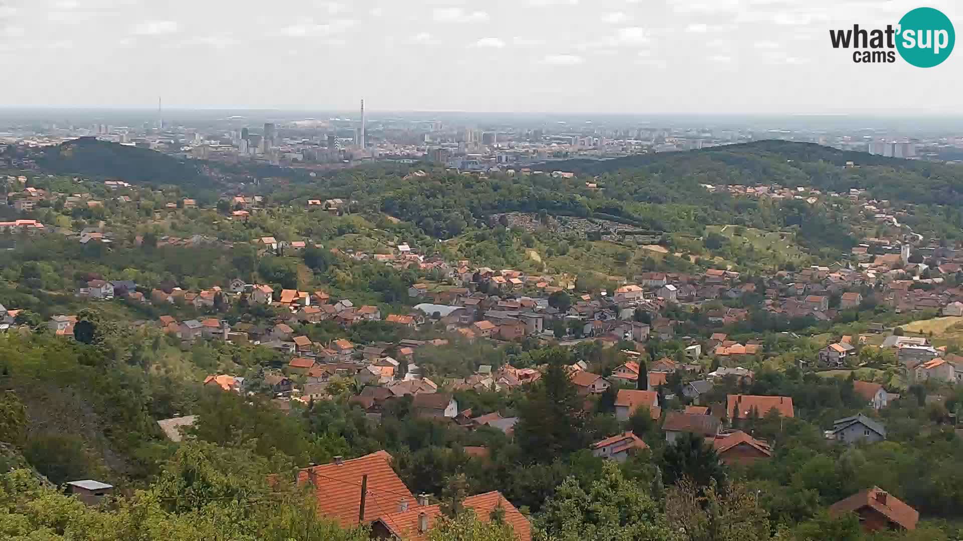 Panoramablick von Zagreb
