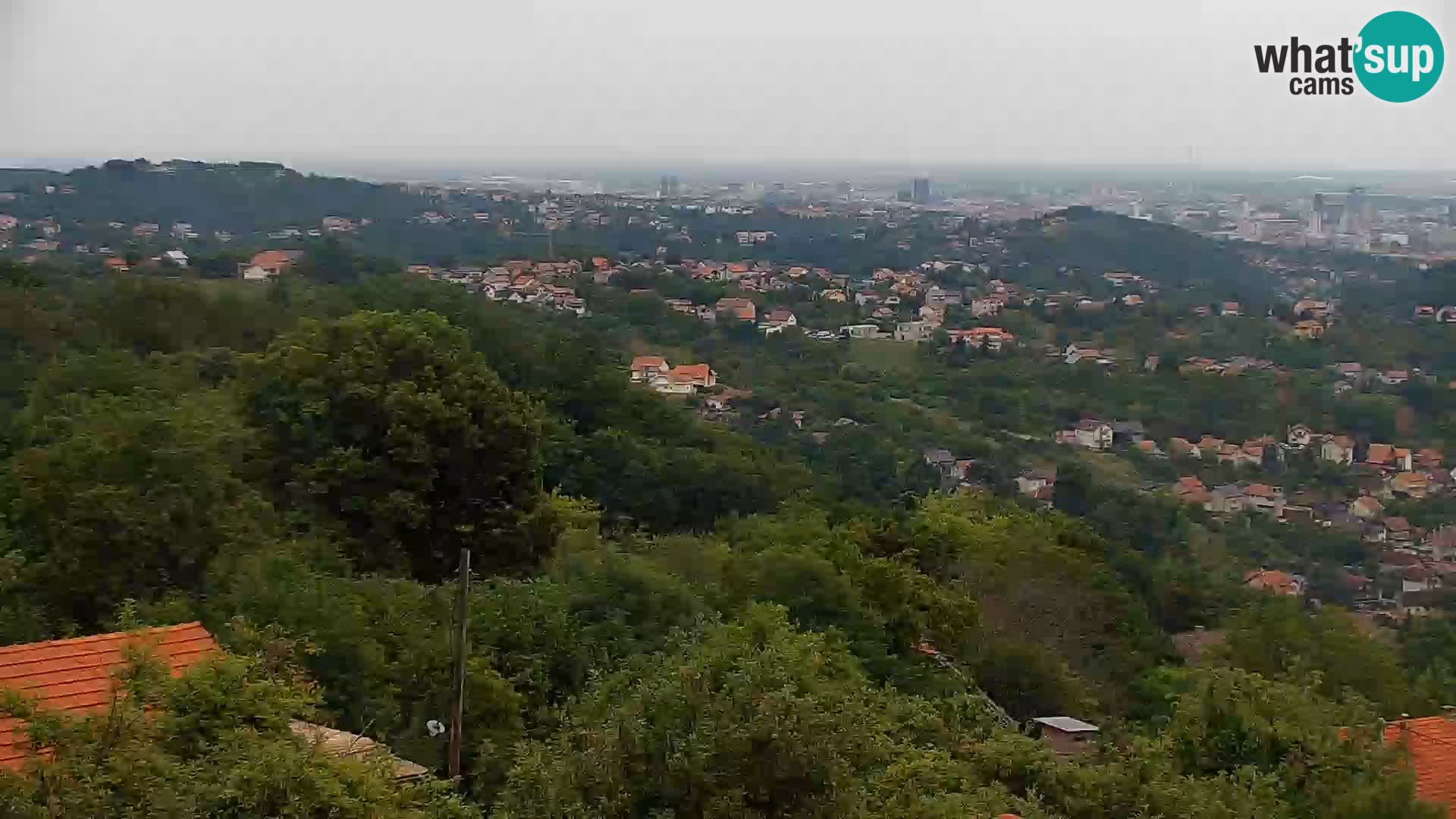 Panoramski pogled na Zagreb