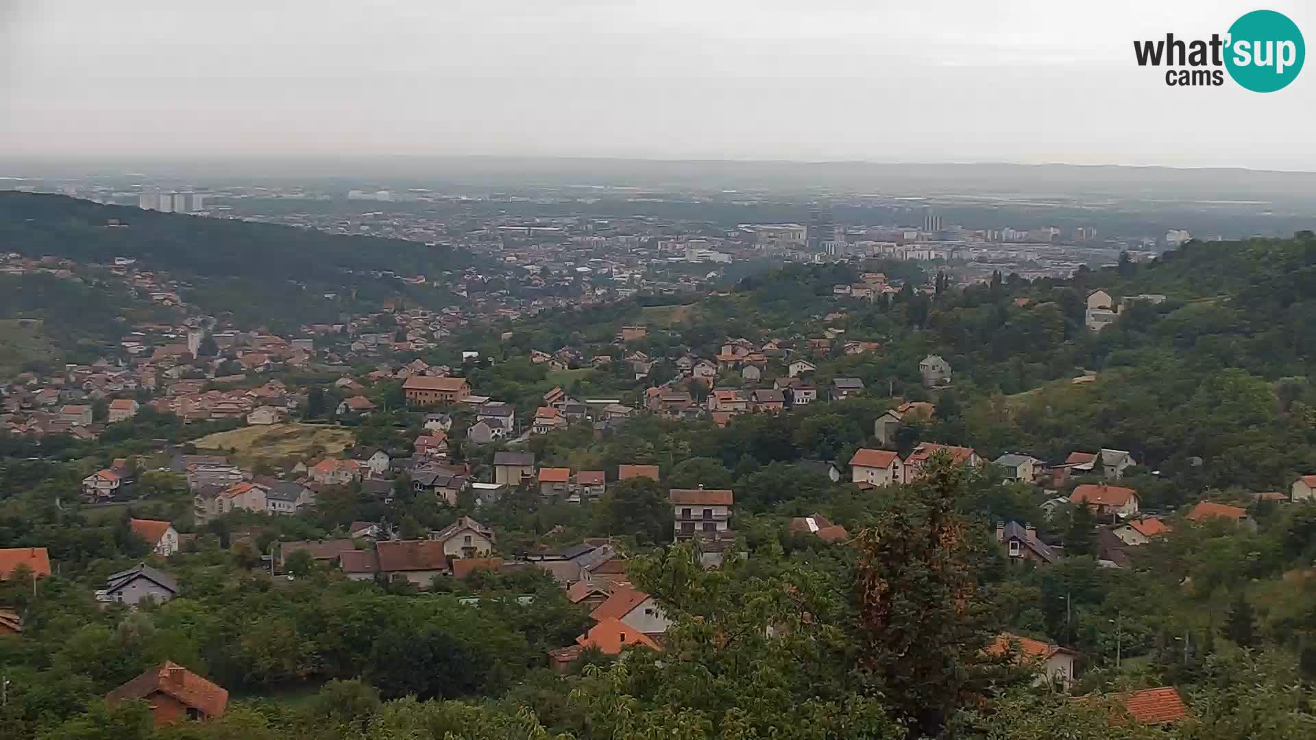 Panoramic view of Zagreb
