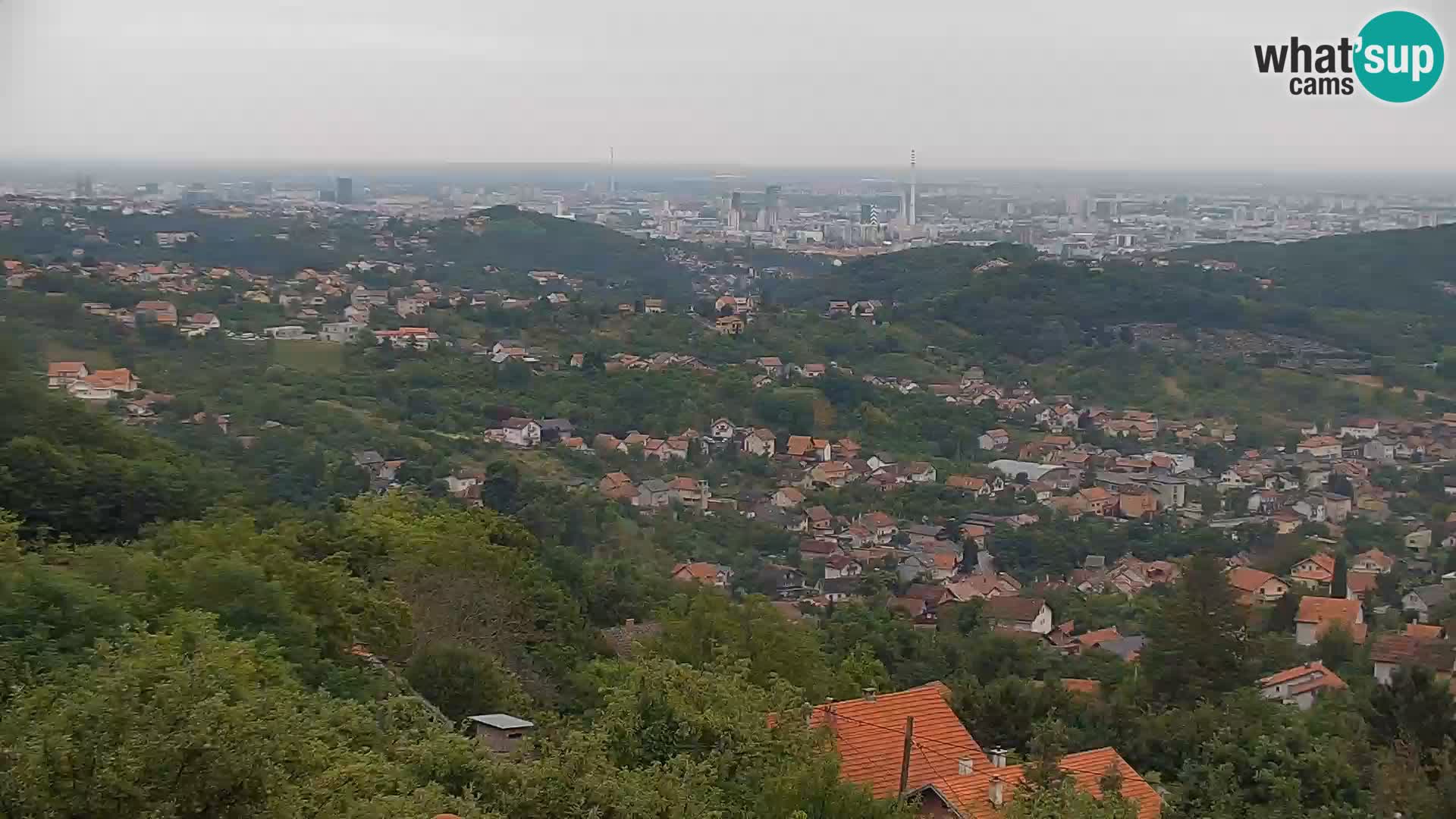 Panoramski pogled na Zagreb