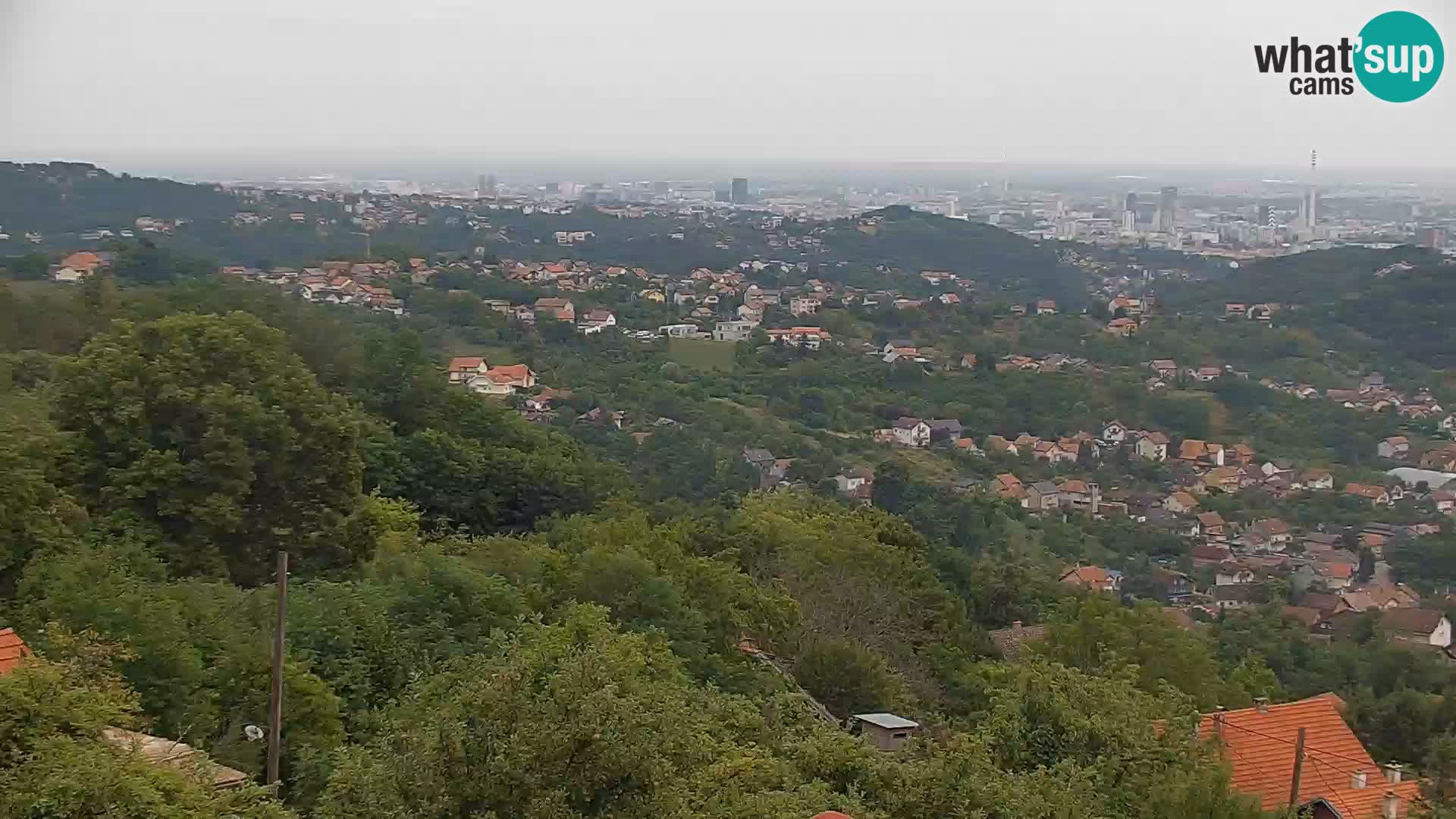 Panoramic view of Zagreb