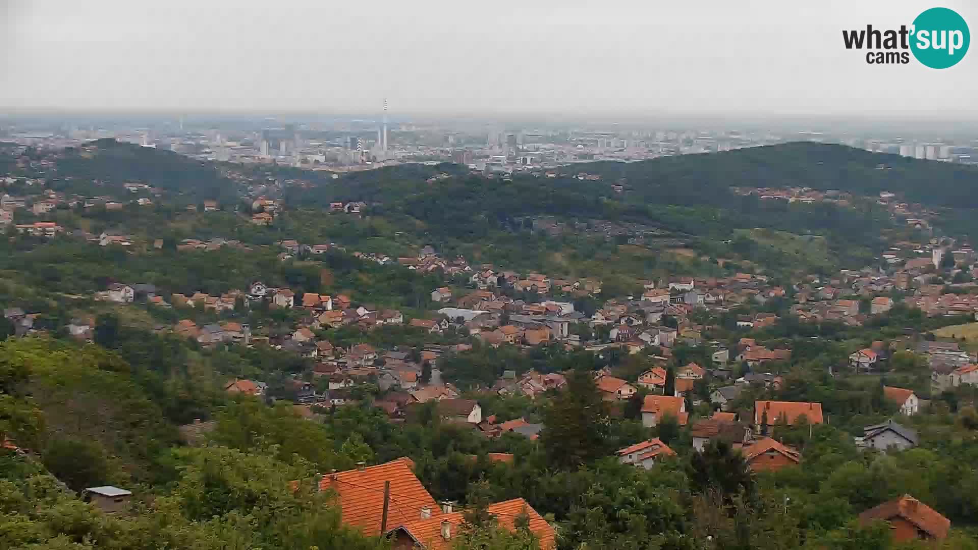 Panoramic view of Zagreb