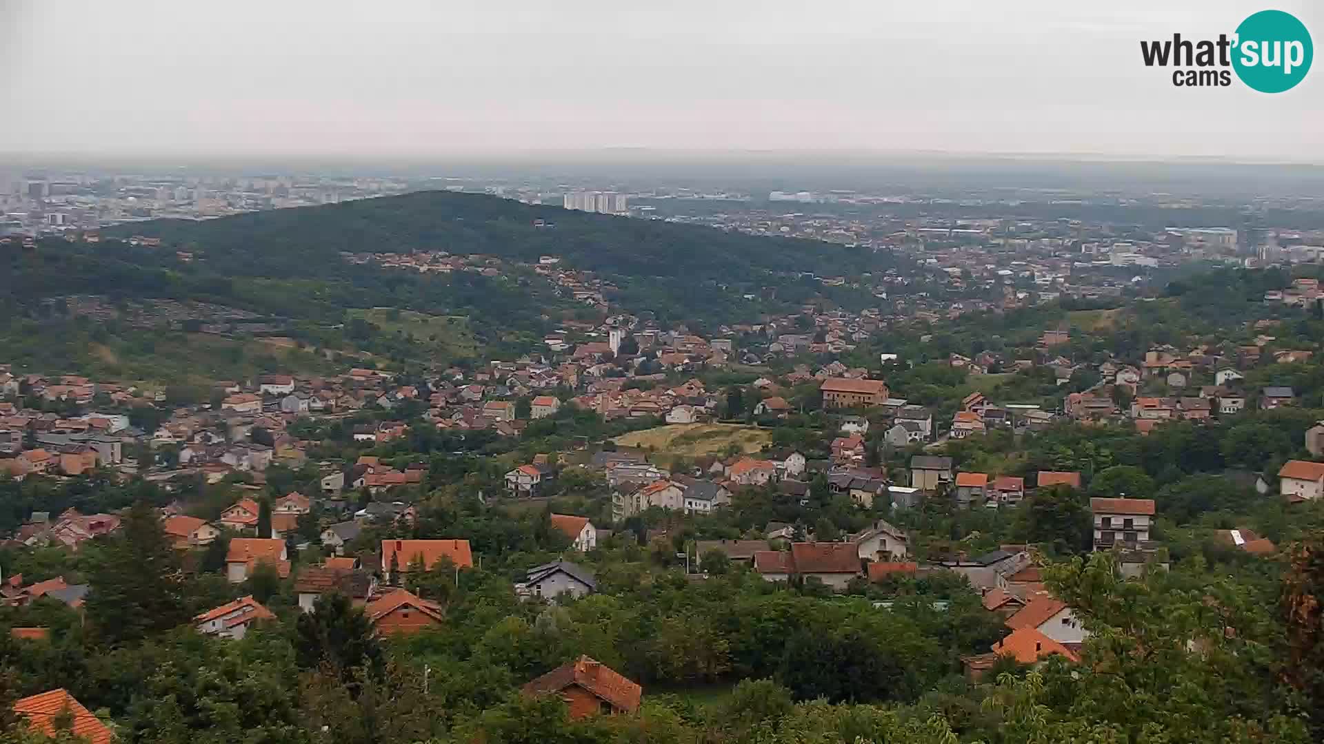 Panoramic view of Zagreb