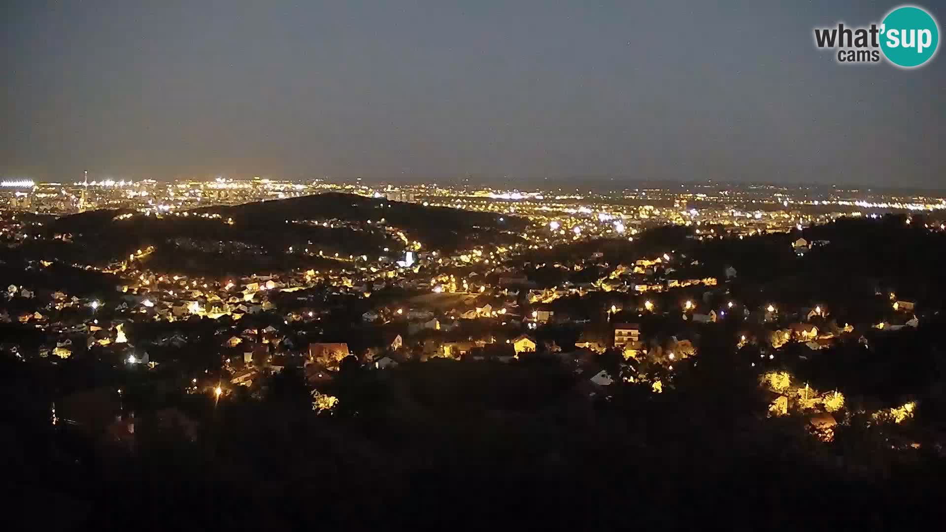 Vue panoramique de Zagreb