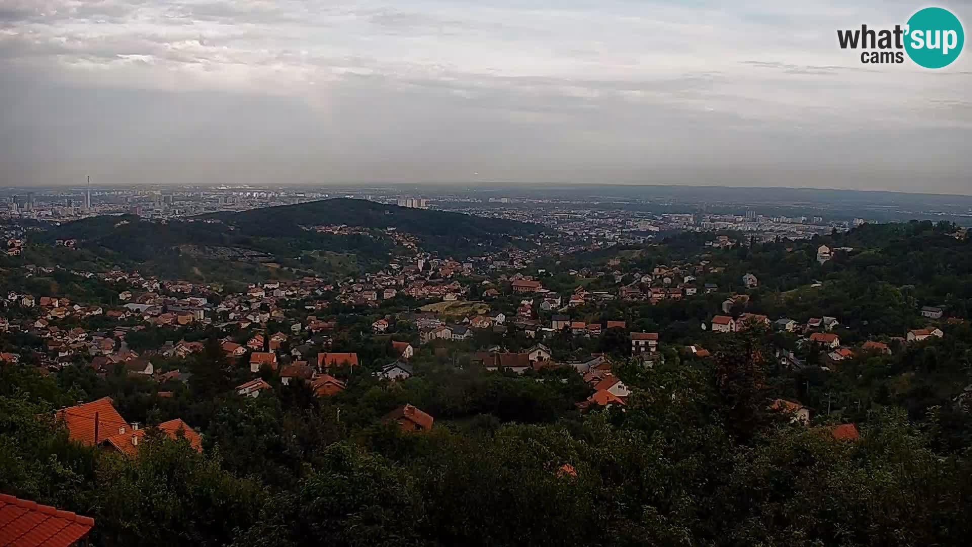 Panoramski pogled na Zagreb