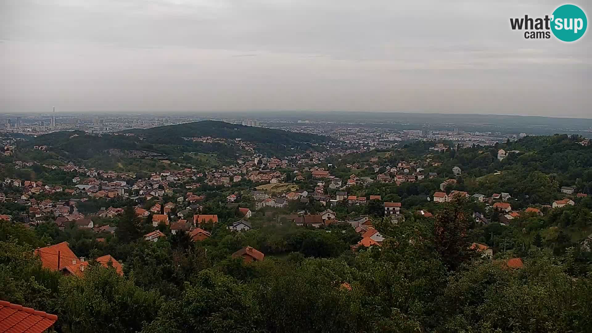 Panoramic view of Zagreb
