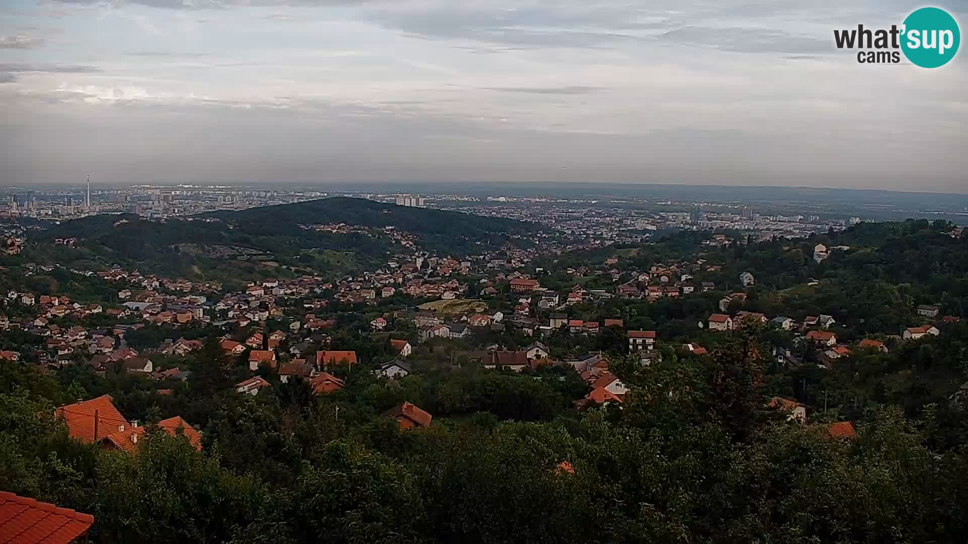 Panoramic view of Zagreb