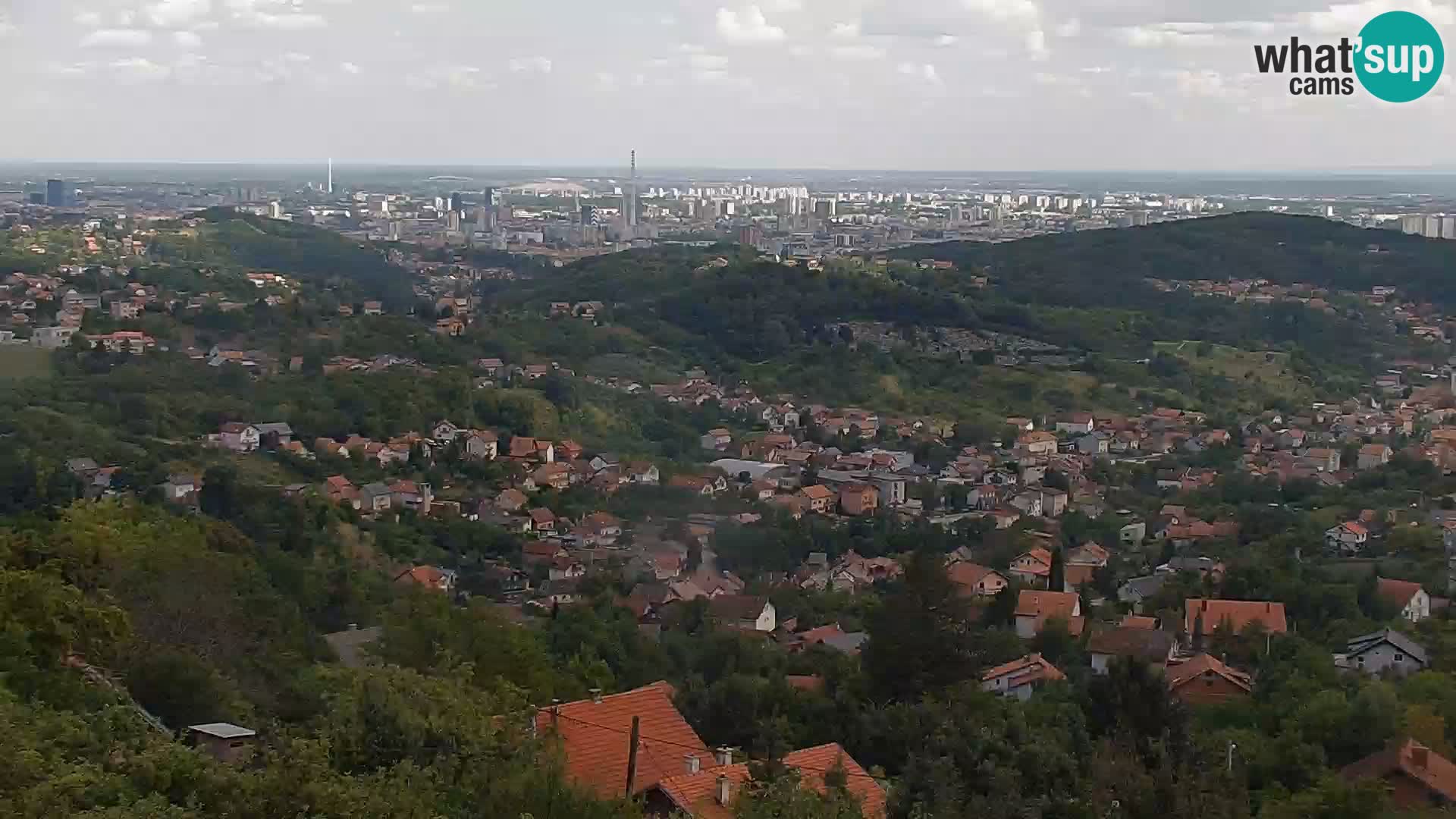 Vue panoramique de Zagreb