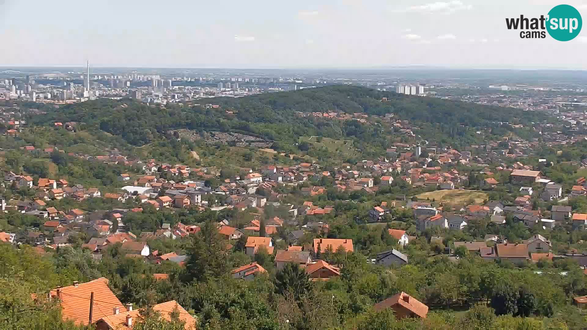 Vista panoramica di Zagabria