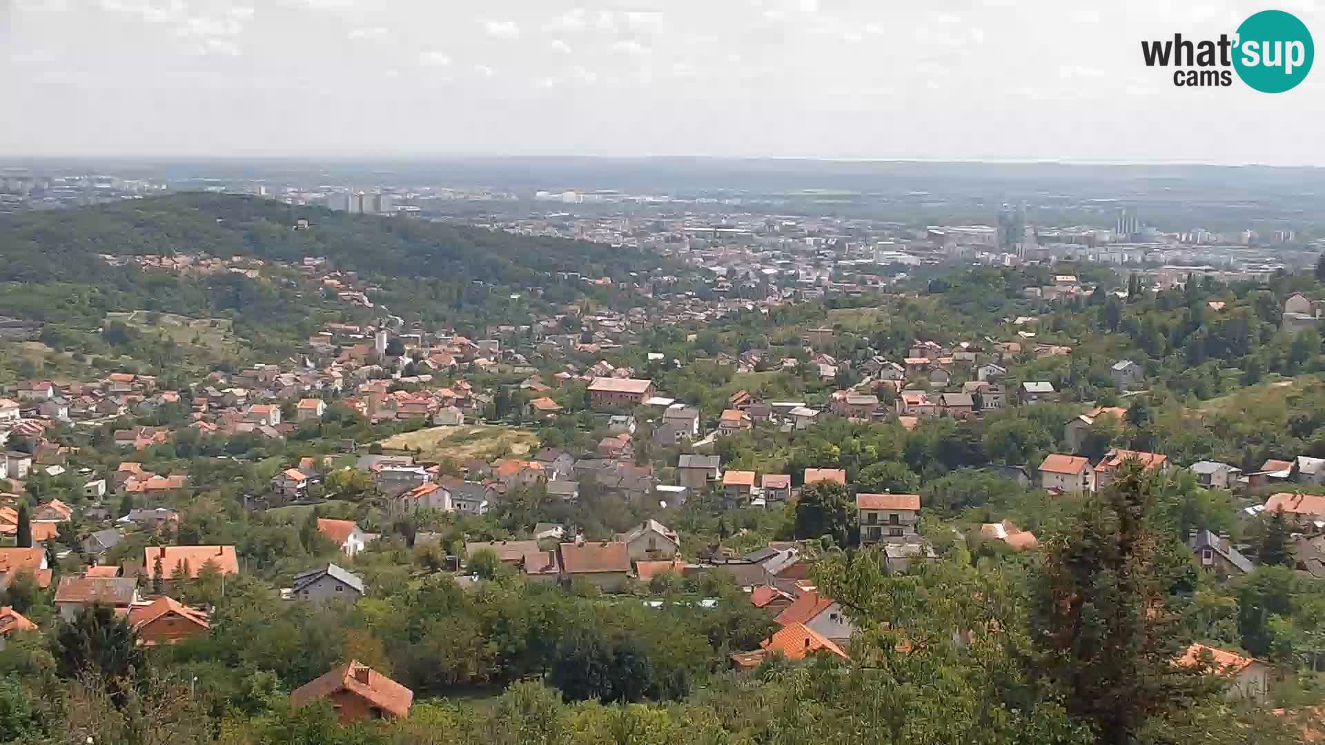 Panoramski pogled na Zagreb