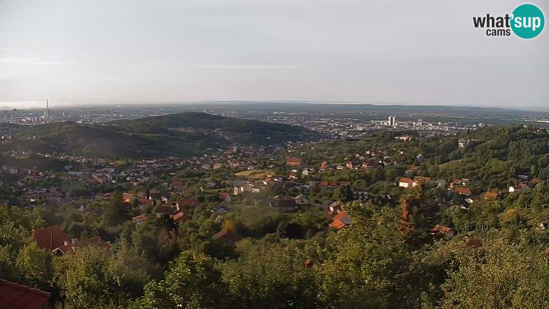 Panoramic view of Zagreb
