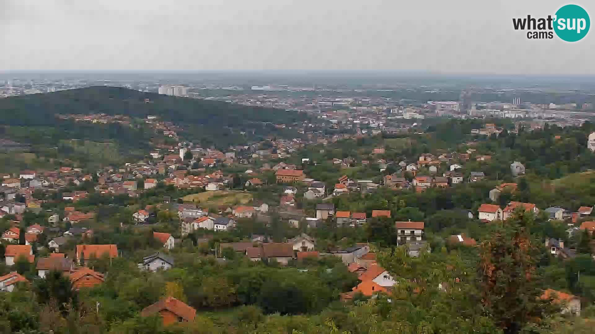 Panoramic view of Zagreb