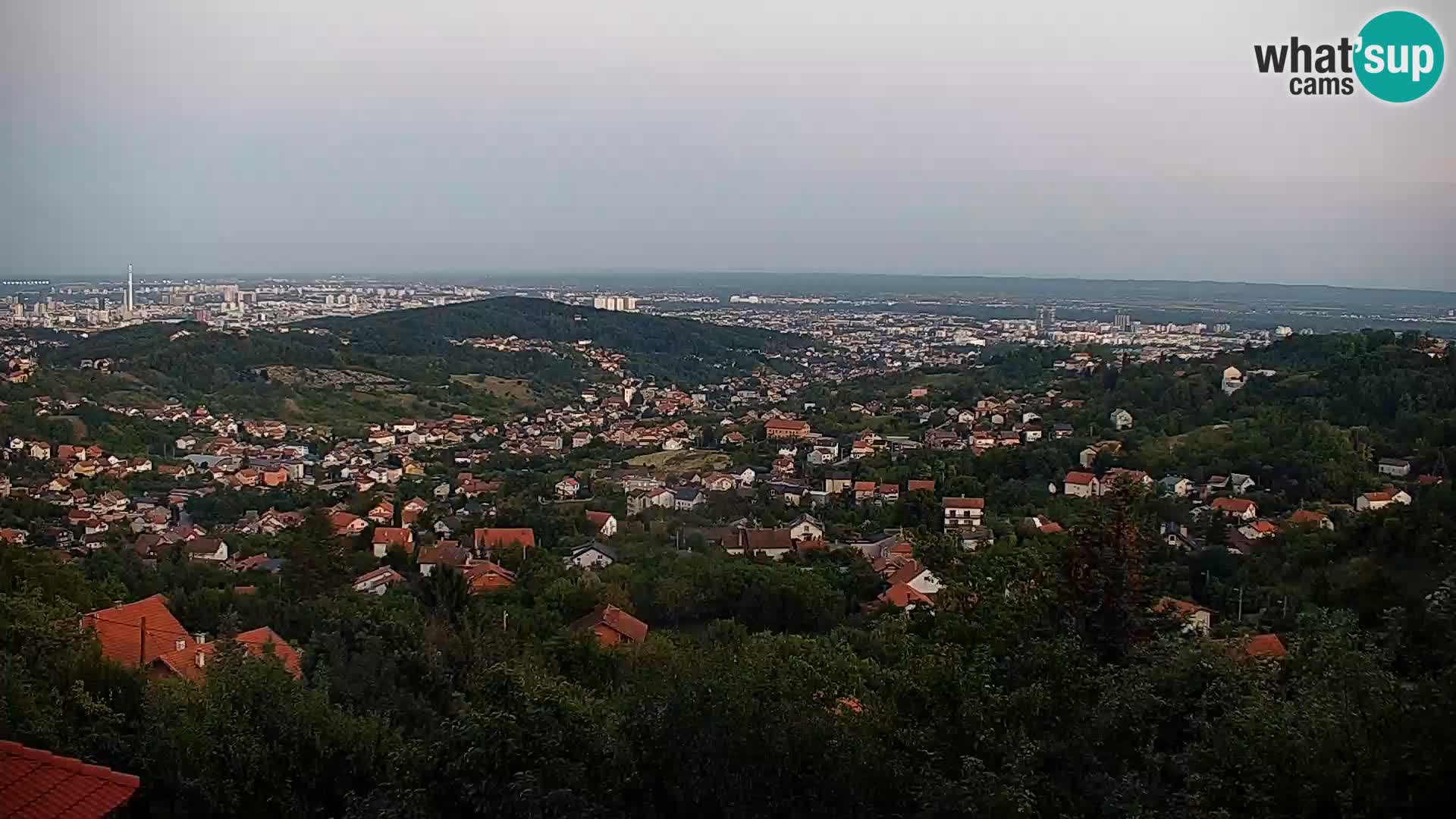 Vue panoramique de Zagreb