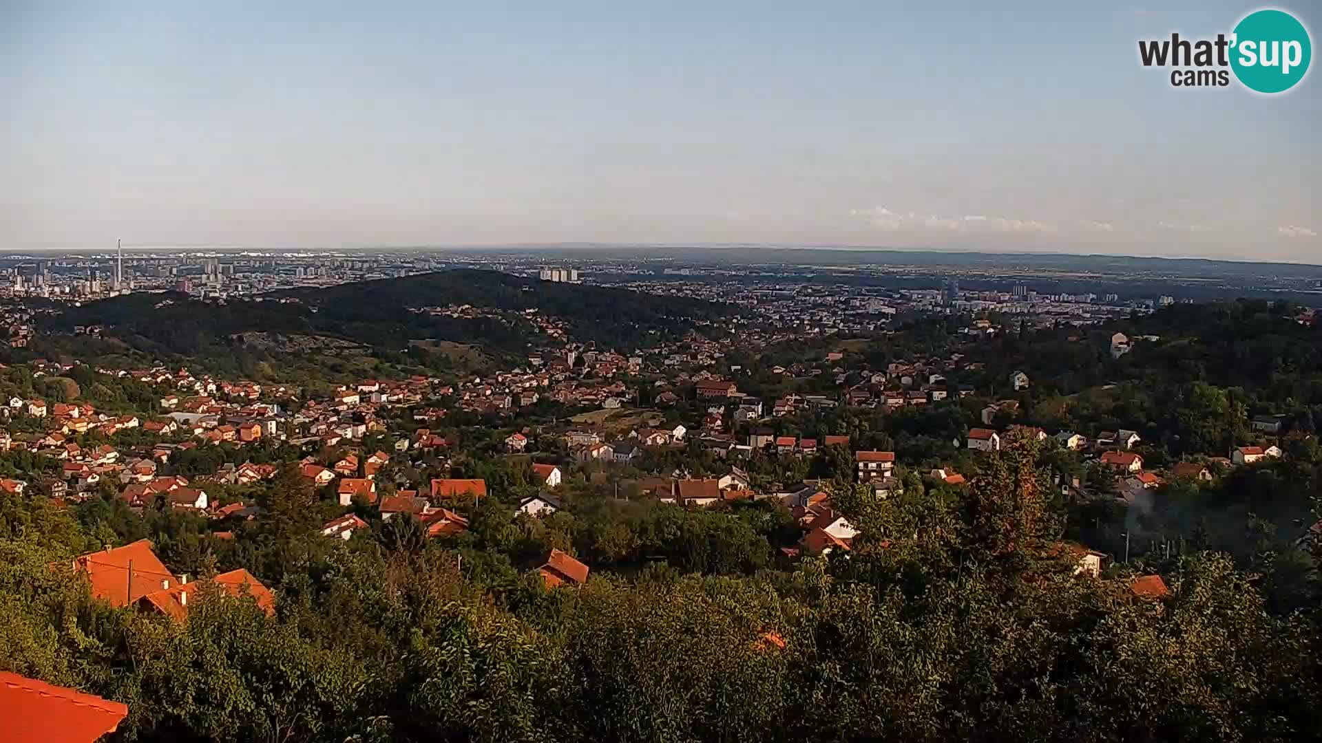 Panoramski pogled na Zagreb