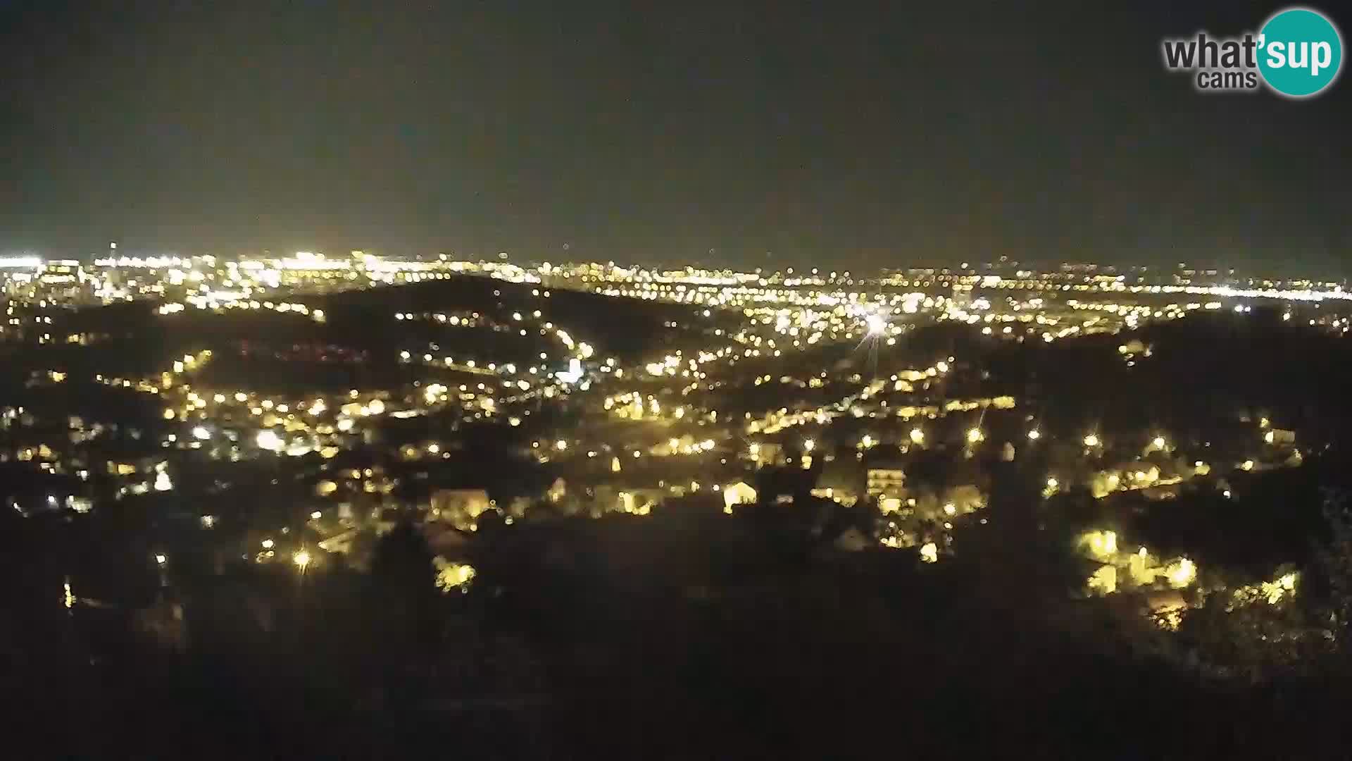 Vista panoramica di Zagabria
