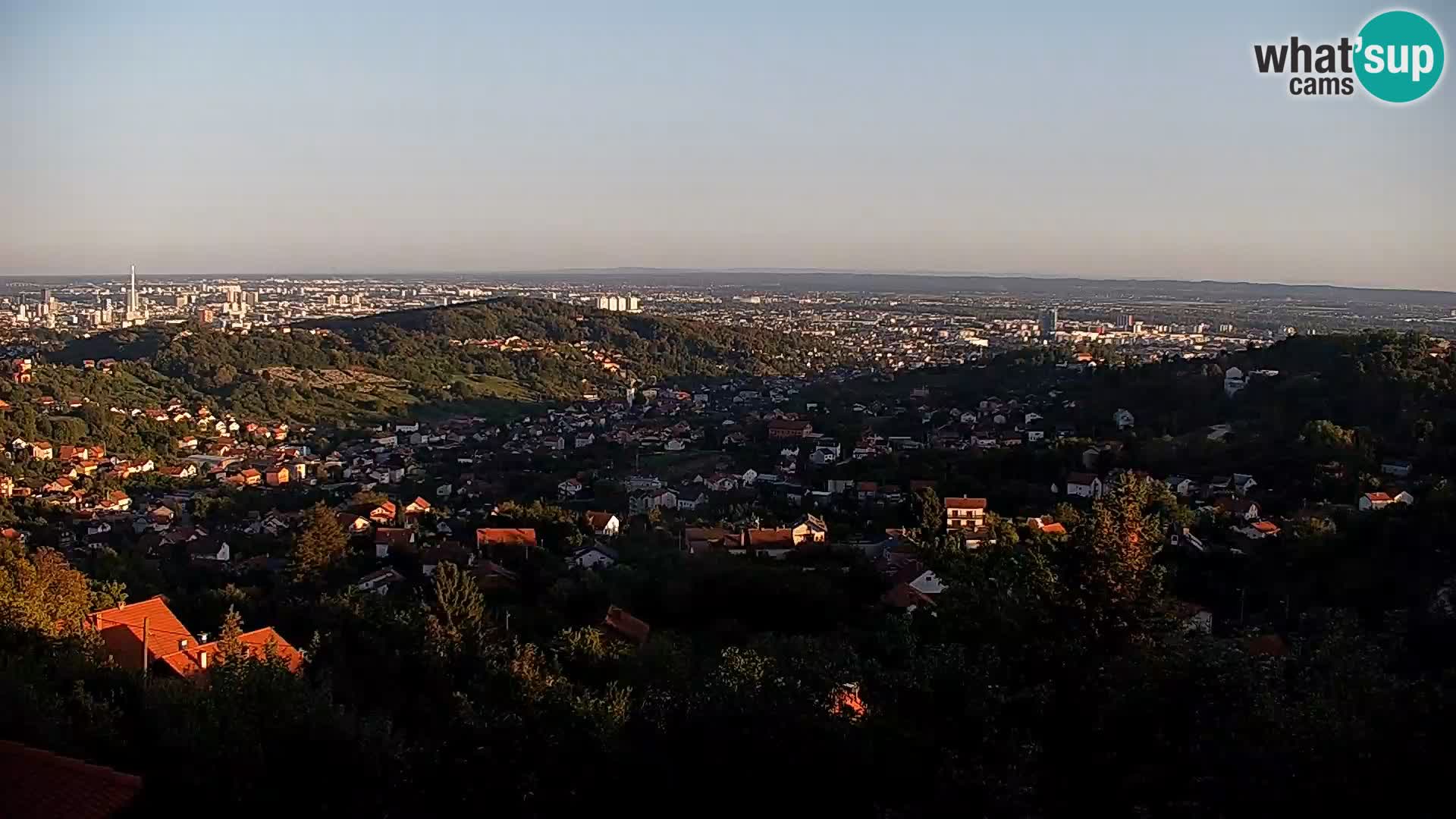 Panoramski pogled na Zagreb