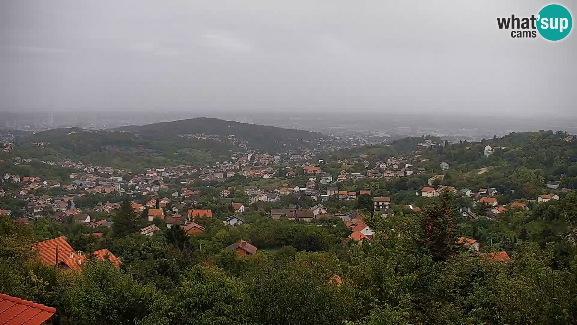 Panoramic view of Zagreb