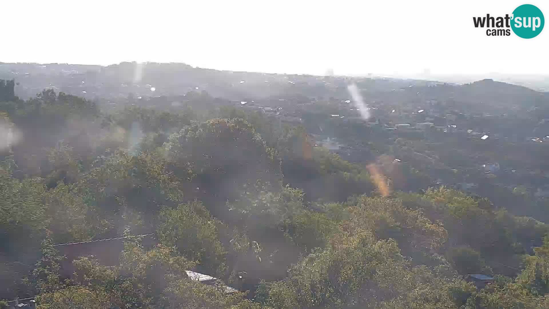 Vista panoramica di Zagabria
