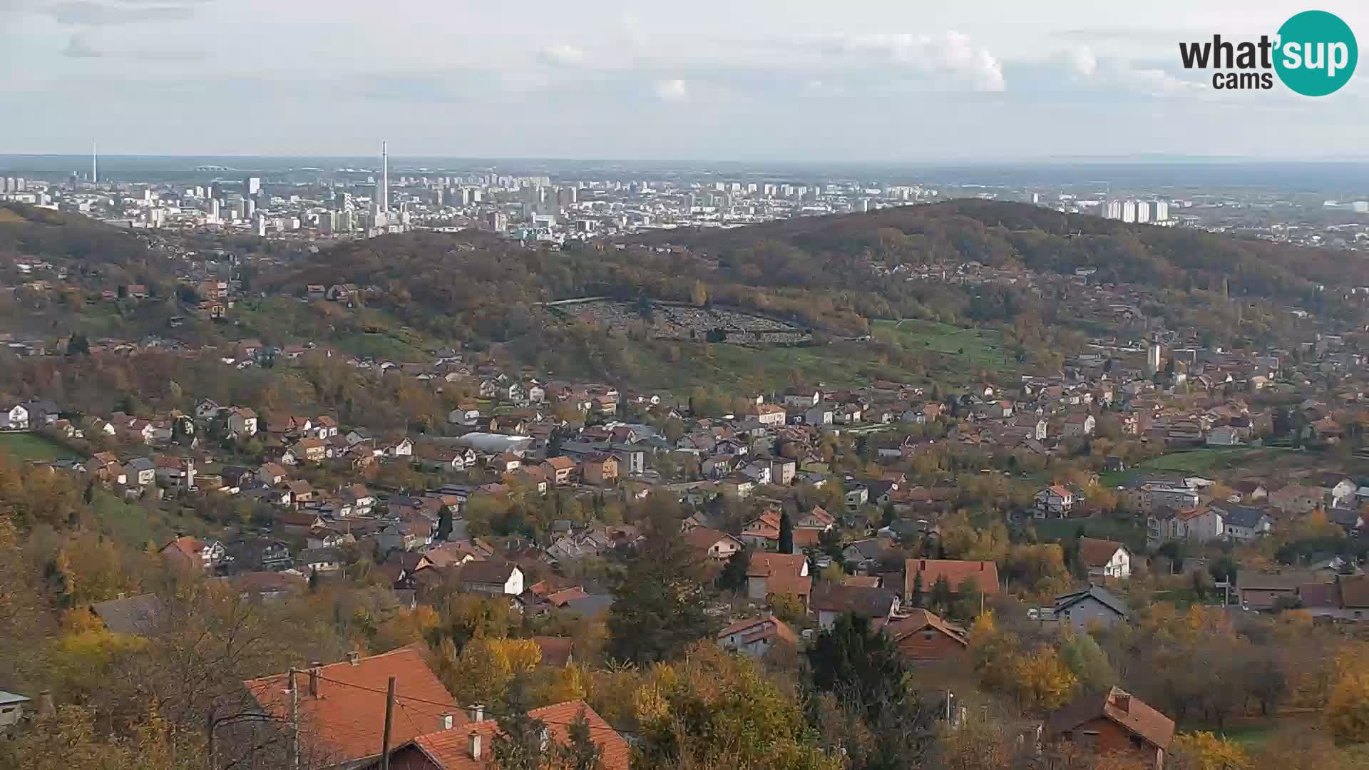 Vue panoramique de Zagreb