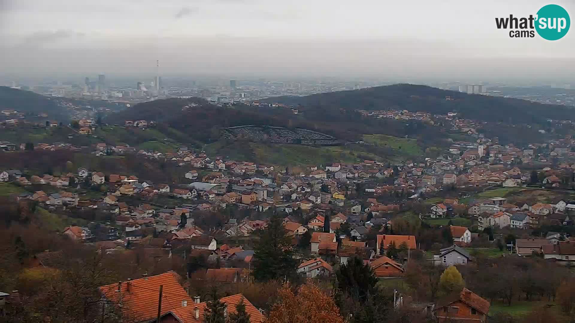 Panoramski pogled na Zagreb