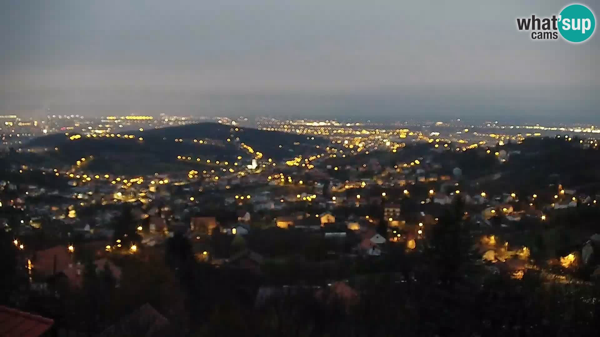 Vue panoramique de Zagreb