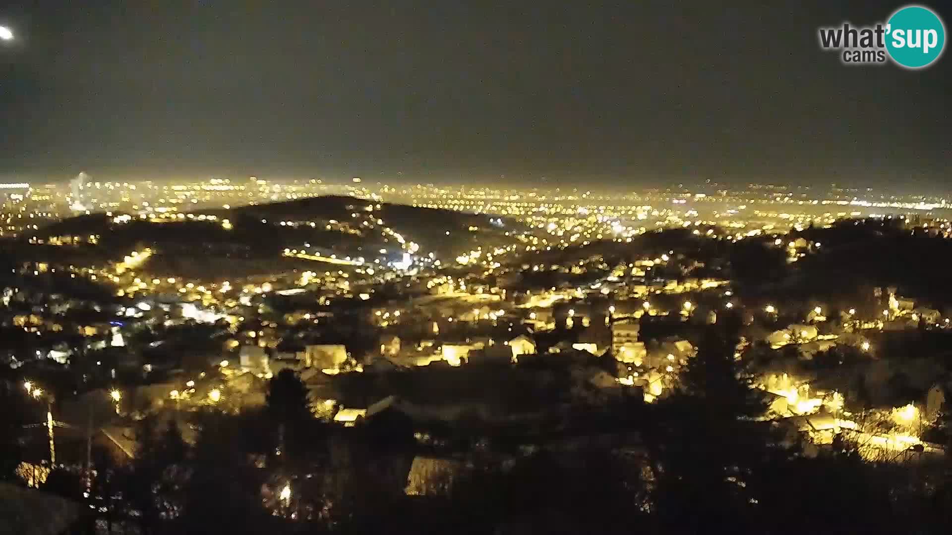 Panoramic view of Zagreb