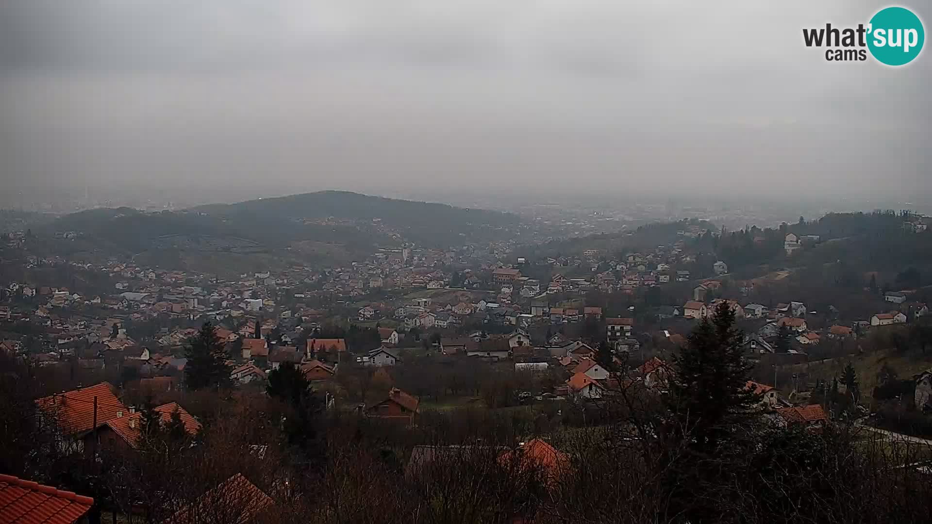 Panoramic view of Zagreb