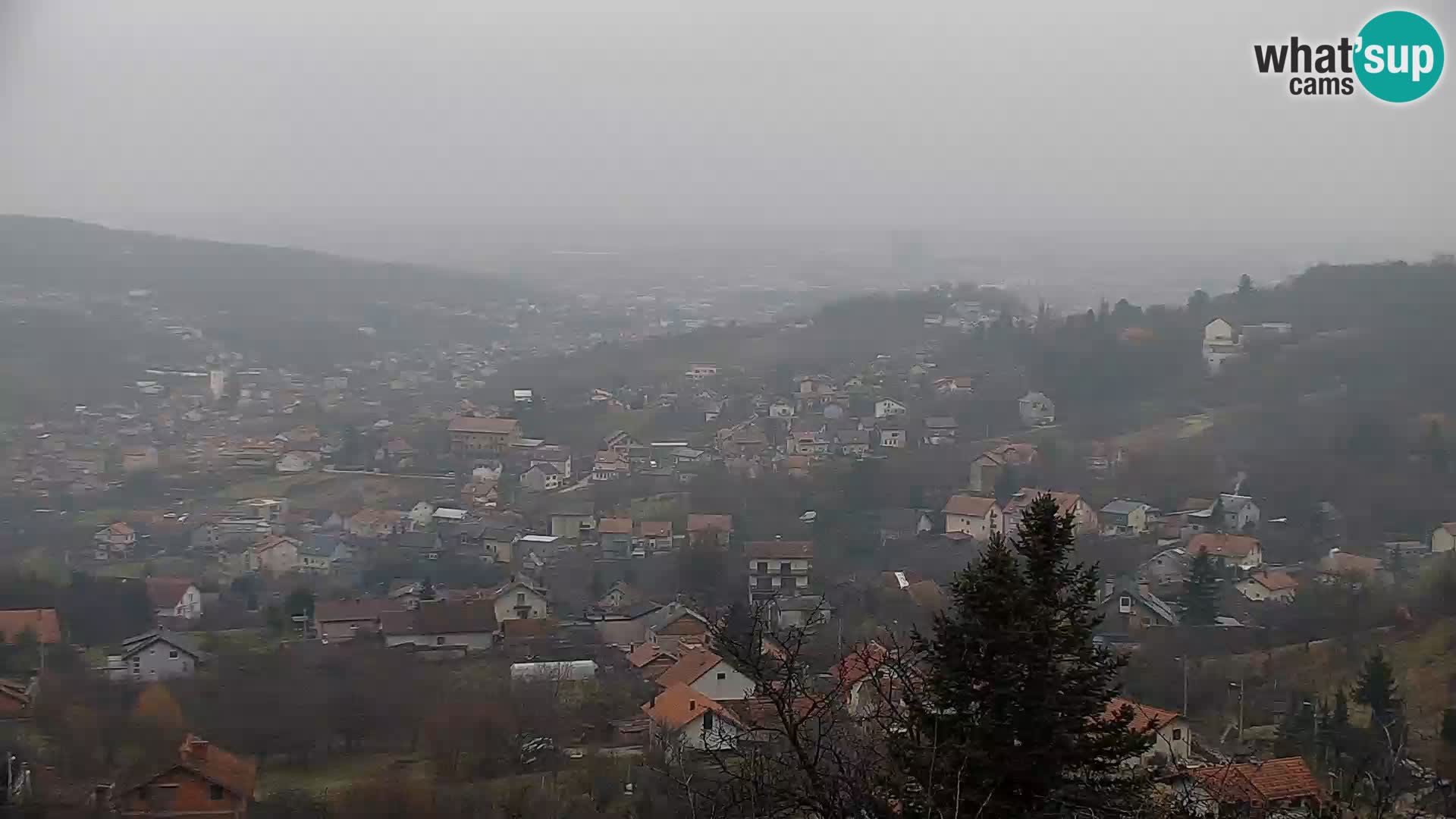 Panoramic view of Zagreb