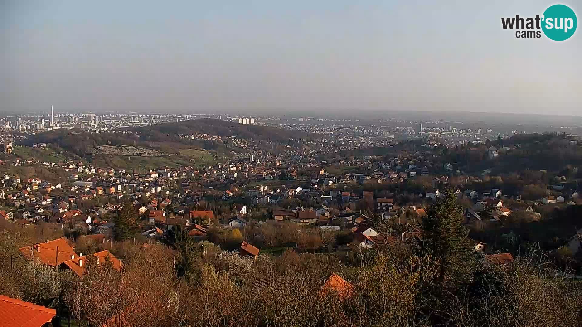 Panoramic view of Zagreb