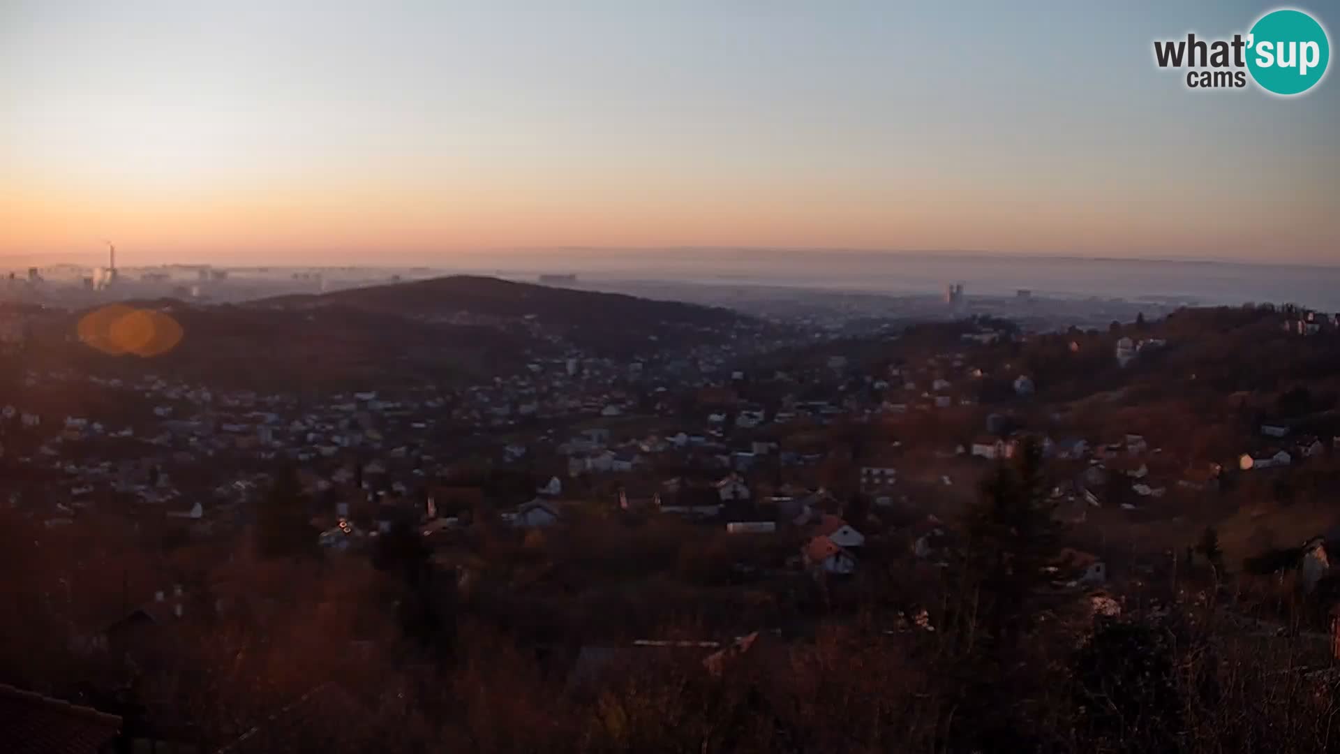 Panoramic view of Zagreb