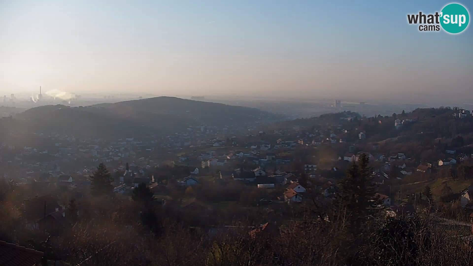 Vue panoramique de Zagreb