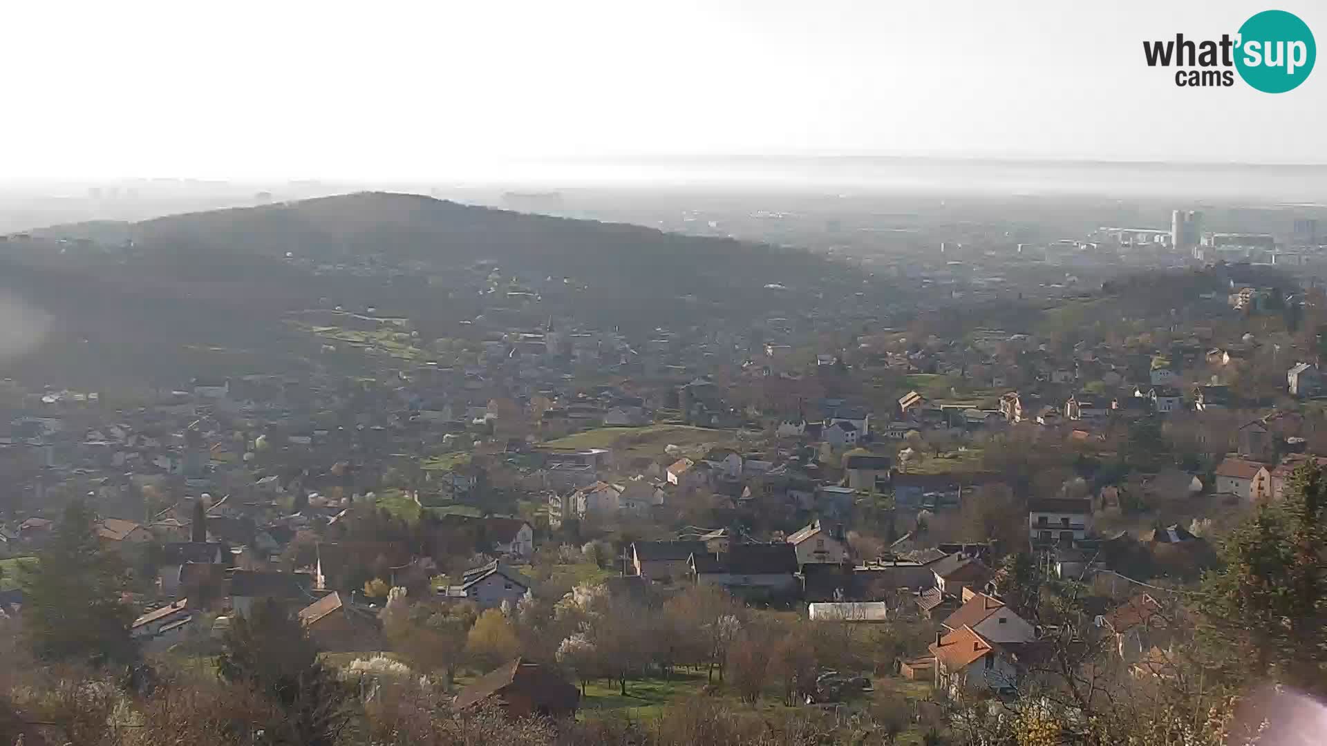 Vue panoramique de Zagreb