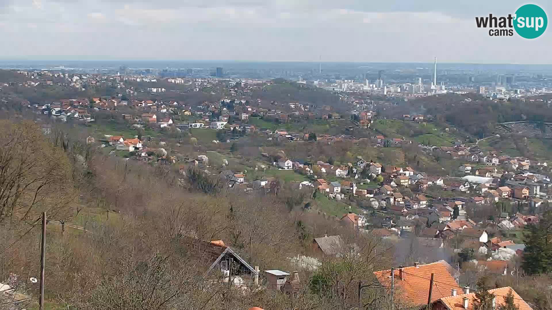 Vue panoramique de Zagreb