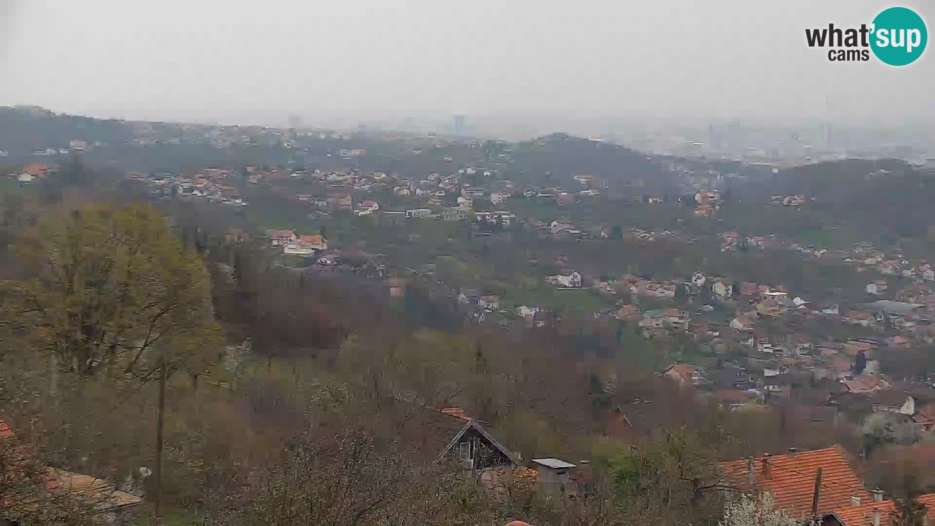 Panoramic view of Zagreb