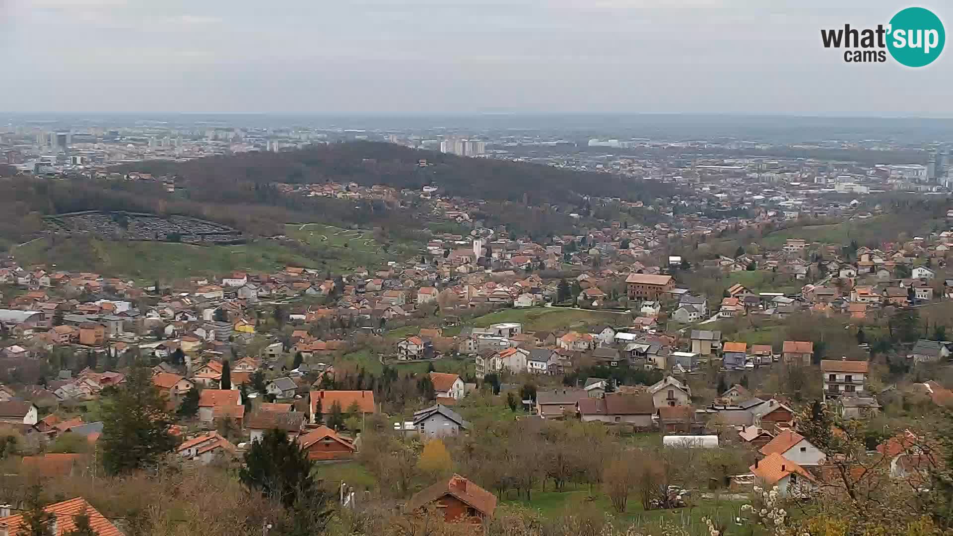 Panoramski pogled na Zagreb