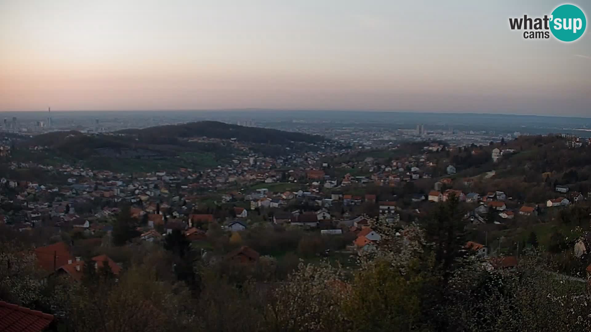 Panoramic view of Zagreb