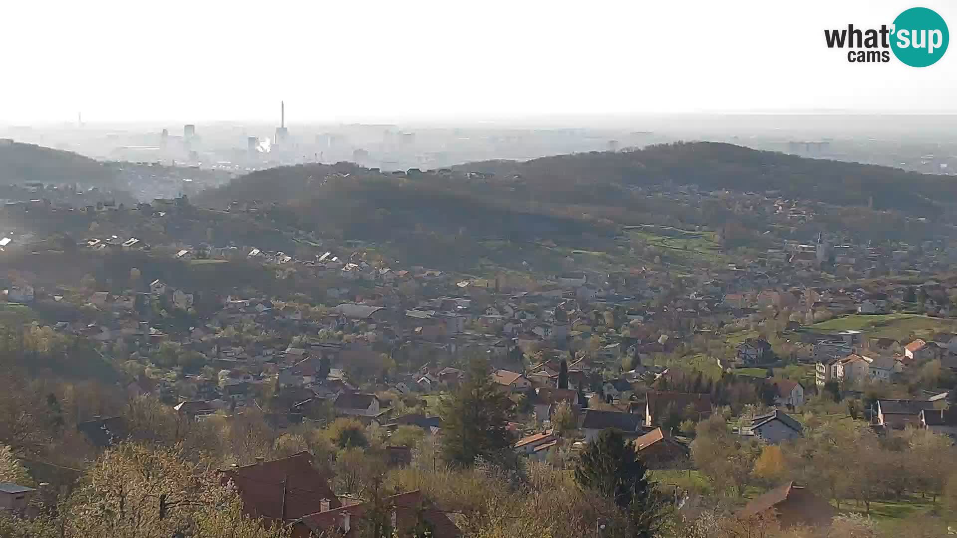 Vue panoramique de Zagreb