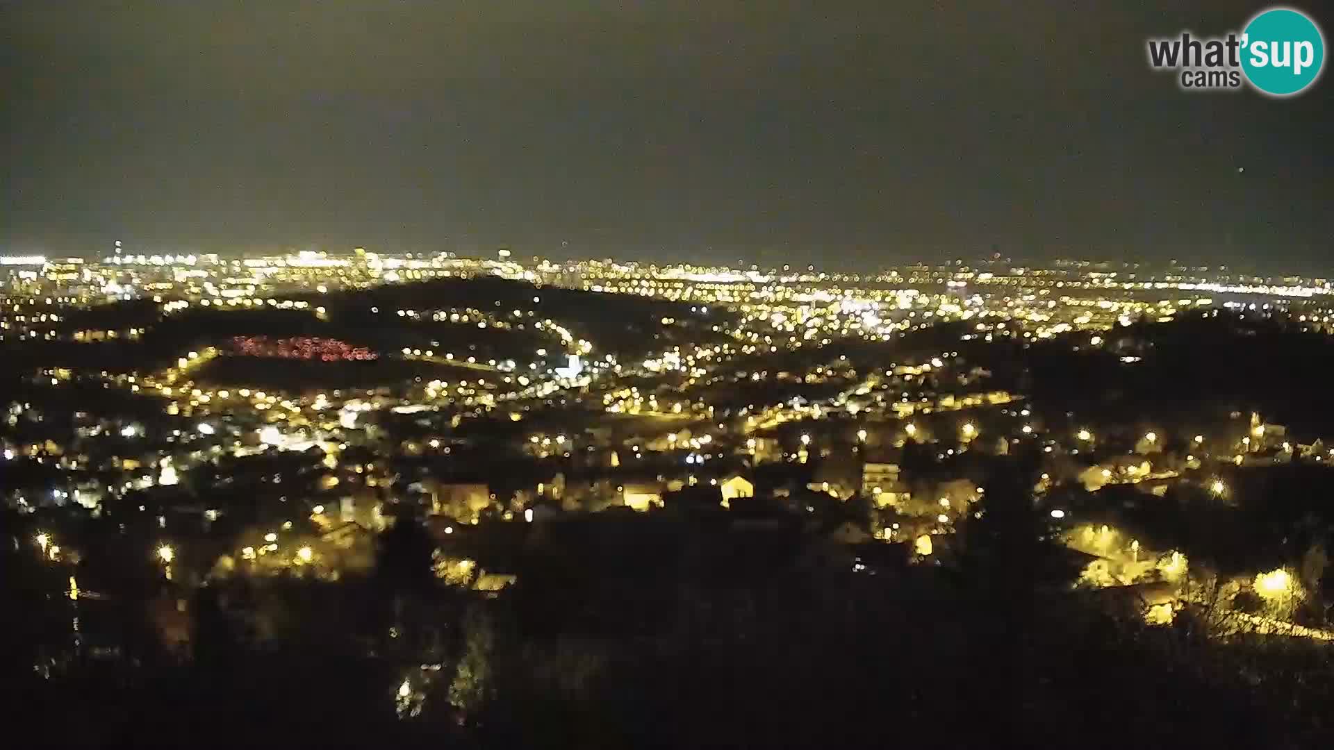 Vista panoramica di Zagabria